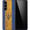 Barbados Flag Dark Wood Galaxy Z Fold5 5G Skin