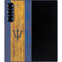 Barbados Flag Dark Wood Galaxy Z Fold6 Skin