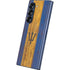 Barbados Flag Dark Wood Galaxy Z Fold6 Skin