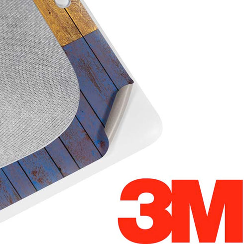 Barbados Flag Dark Wood Google Home Hub Skin