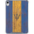 Barbados Flag Dark Wood iPad 11th Gen (2025) Clear Case