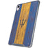 Barbados Flag Dark Wood iPad 11th Gen (2025) Clear Case