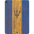 Barbados Flag Dark Wood Apple iPad Air Skin