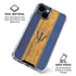 Barbados Flag Dark Wood iPhone 15 Clear Case