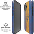 Barbados Flag Dark Wood iPhone 16 Magsafe Impact Case