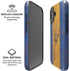 Barbados Flag Dark Wood iPhone 16 Plus Magsafe Impact Case