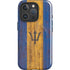 Barbados Flag Dark Wood iPhone 16 Pro Magsafe Impact Case