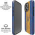 Barbados Flag Dark Wood iPhone 16 Pro Magsafe Impact Case