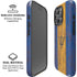 Barbados Flag Dark Wood iPhone 16 Pro Max Magsafe Impact Case