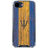 Barbados Flag Dark Wood iPhone 16e Clear Case