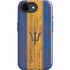 Barbados Flag Dark Wood iPhone 16e Impact Case