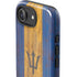 Barbados Flag Dark Wood iPhone 16e Impact Case