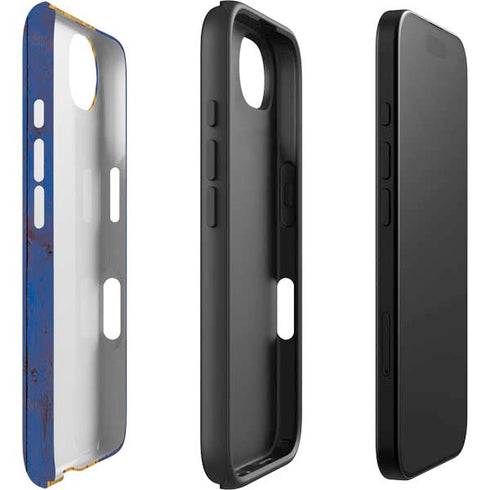 Barbados Flag Dark Wood iPhone 16e Impact Case