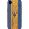 Barbados Flag Dark Wood iPhone 16e Skin