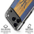 Barbados Flag Dark Wood iPhone 18 Pro Clear Case