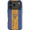 Barbados Flag Dark Wood iPhone 18 Pro Max Impact Case