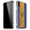 Barbados Flag Dark Wood iPhone X/XS Clear Case