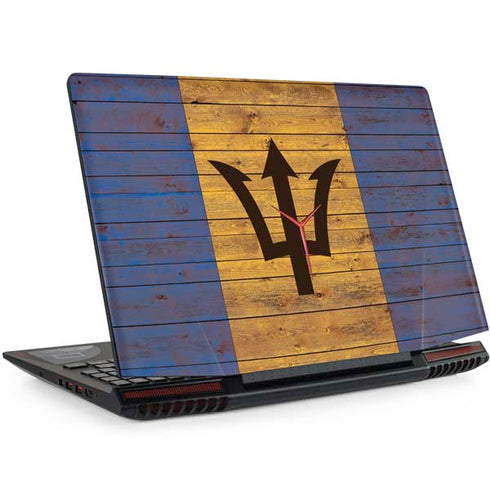 Barbados Flag Dark Wood Legion Y720 Skin