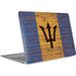 Barbados Flag Dark Wood Apple MacBook Air Skin