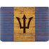 Barbados Flag Dark Wood Apple MacBook Air Skin