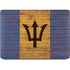 Barbados Flag Dark Wood Apple MacBook Pro 16-inch Skin