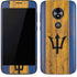 Barbados Flag Dark Wood Moto E5 Play Skin