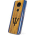 Barbados Flag Dark Wood Moto E5 Plus Skin