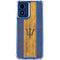 Barbados Flag Dark Wood Moto G Play 4G (2024) Clear Case