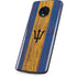 Barbados Flag Dark Wood Moto G6 Skin