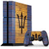 Barbados Flag Dark Wood PlayStation PS4 Skins