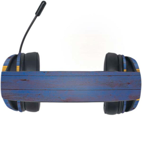 Barbados Flag Dark Wood Razer Kraken X Skin