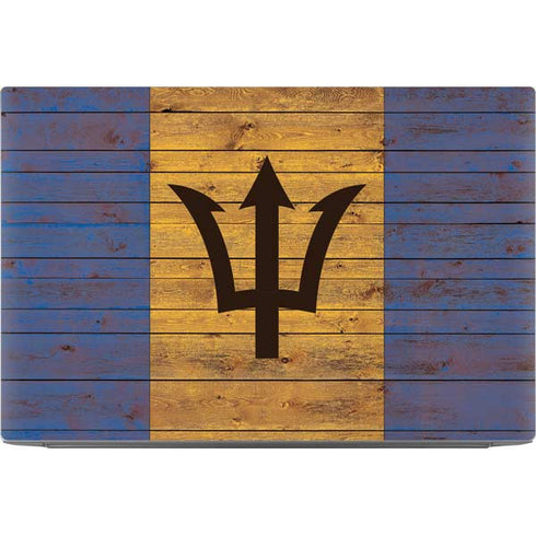 Barbados Flag Dark Wood Dell XPS Skin