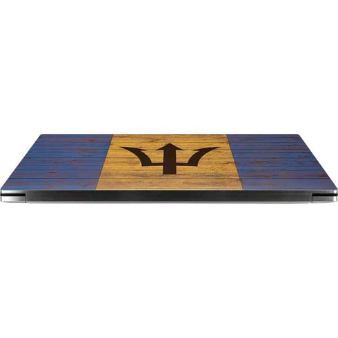 Barbados Flag Dark Wood Dell XPS Skin
