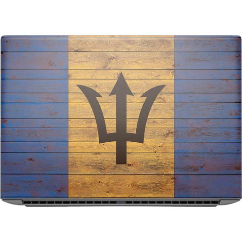 Barbados Flag Dark Wood HP ZBook Fury 16 G10 Skin