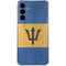 Barbados Flag Distressed Galaxy A55 5G Clear Case