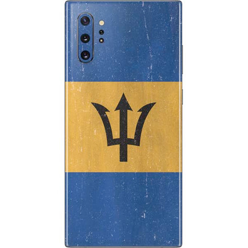 Barbados Flag Distressed Galaxy Note 10 Plus Skin