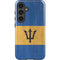 Barbados Flag Distressed Galaxy S25 Impact Case