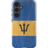 Barbados Flag Distressed Galaxy S25 Plus Impact Case