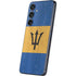 Barbados Flag Distressed Galaxy S24 Plus Skin