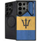 Barbados Flag Distressed Galaxy S24 Ultra Kickstand Case