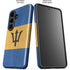 Barbados Flag Distressed Galaxy S26 Impact Case