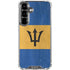 Barbados Flag Distressed Galaxy S26 Plus Clear Case