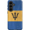 Barbados Flag Distressed Galaxy S26 Plus Impact Case