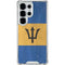 Barbados Flag Distressed Galaxy S26 Ultra Clear Case