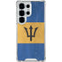 Barbados Flag Distressed Galaxy S26 Ultra Clear Case