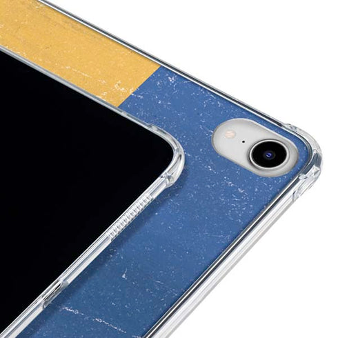 Barbados Flag Distressed iPad 11th Gen (2025) Clear Case