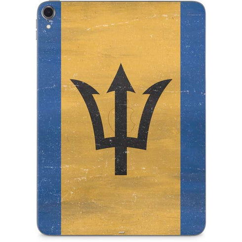 Barbados Flag Distressed Apple iPad Pro Skin