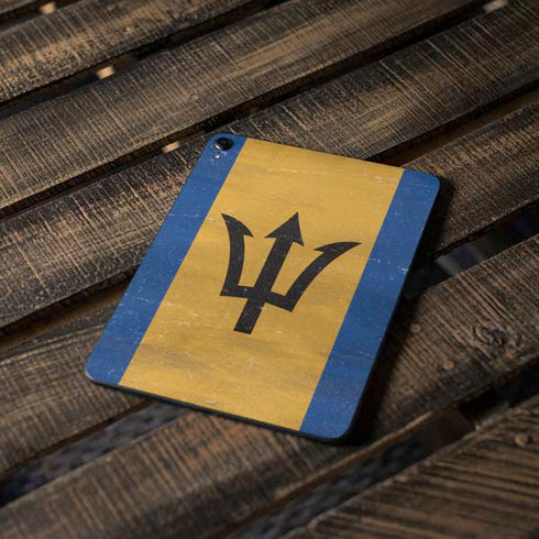 Barbados Flag Distressed Apple iPad Pro Skin