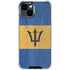 Barbados Flag Distressed iPhone 15 Clear Case