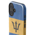 Barbados Flag Distressed iPhone 16 Impact Case